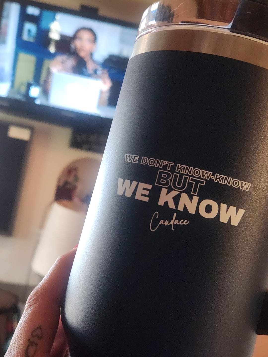 Customer photo review of WE KNOW STANDACE CUP