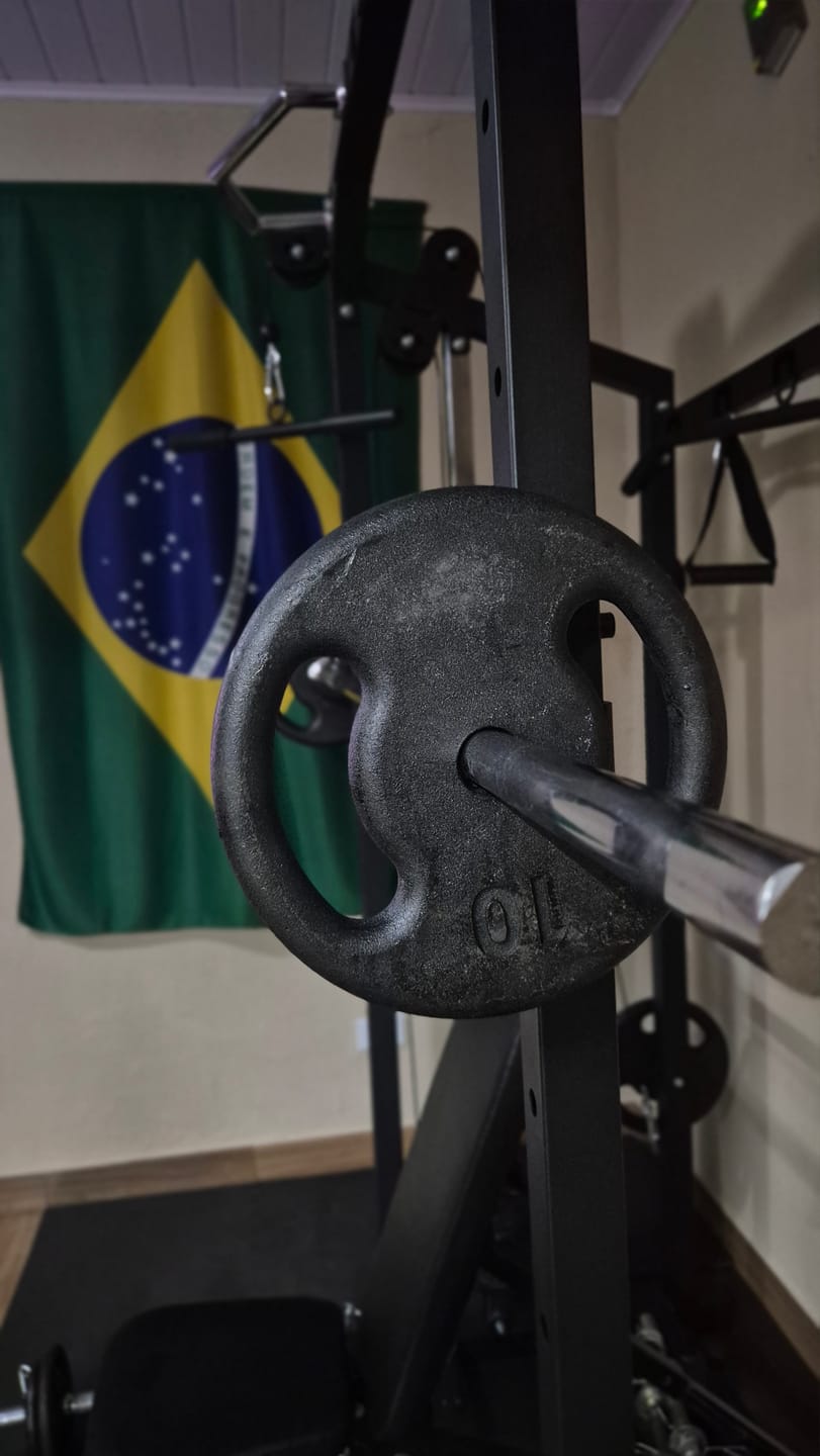 Customer photo review of Barra Reta Maciça Cromada 28,57mm