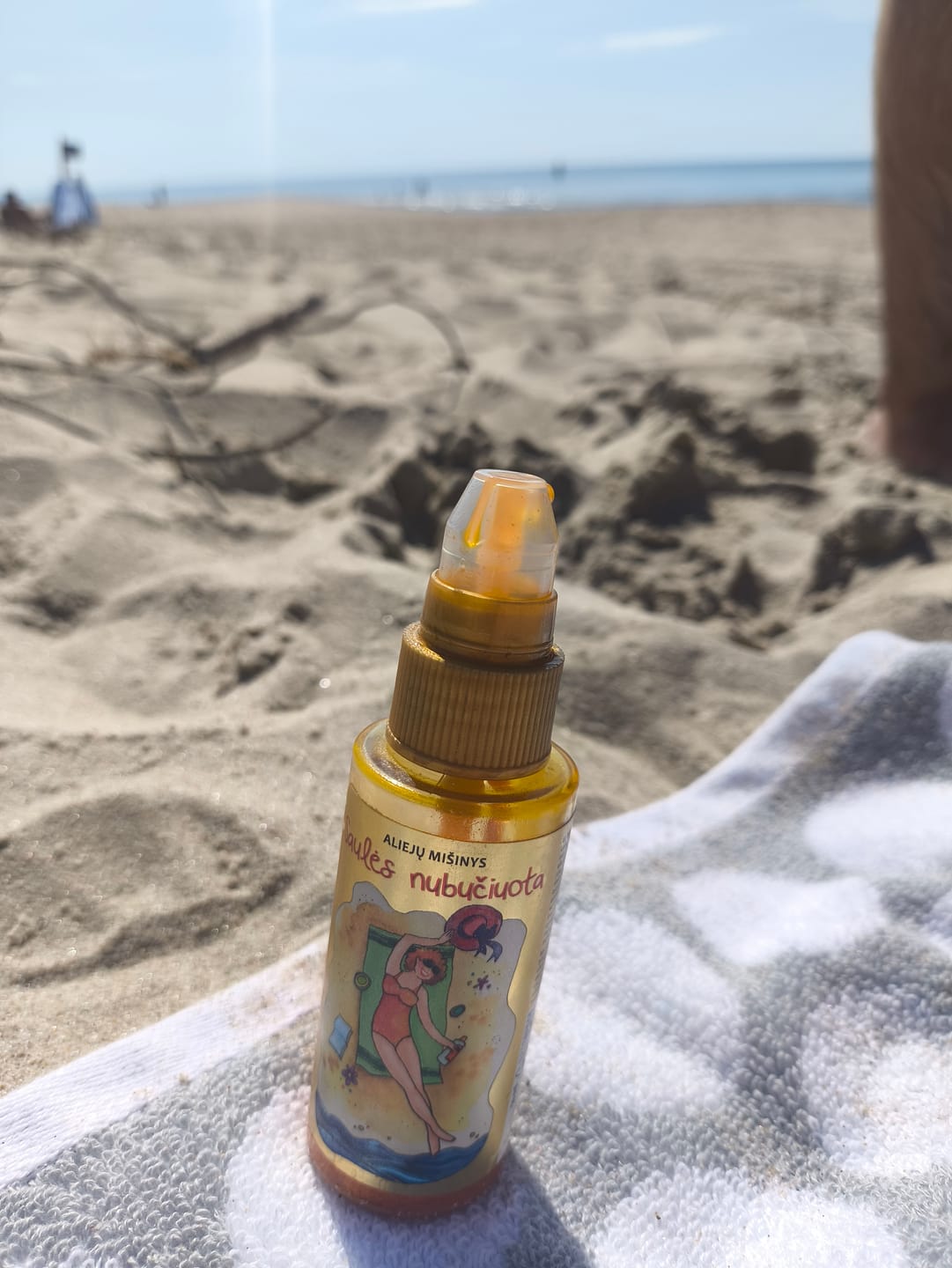 Customer photo review of Įdegio aliejus „Saulės nubučiuota“