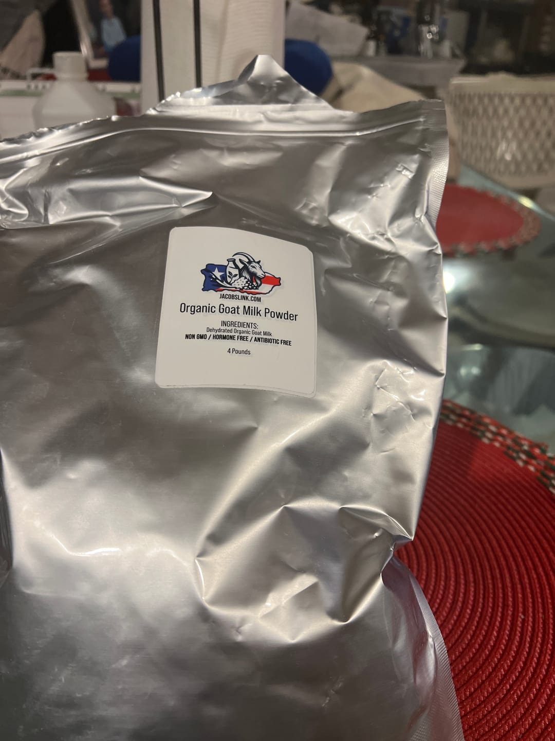 Customer photo review of Organic Goat Milk Powder