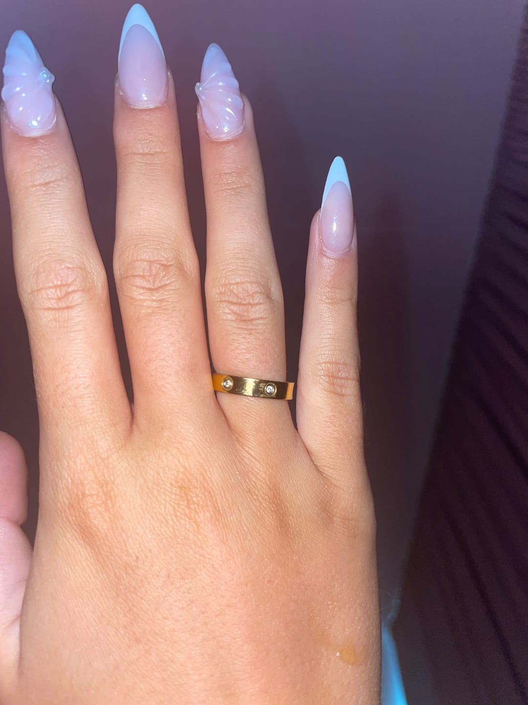 Customer photo review of Amore Zirconia Ring