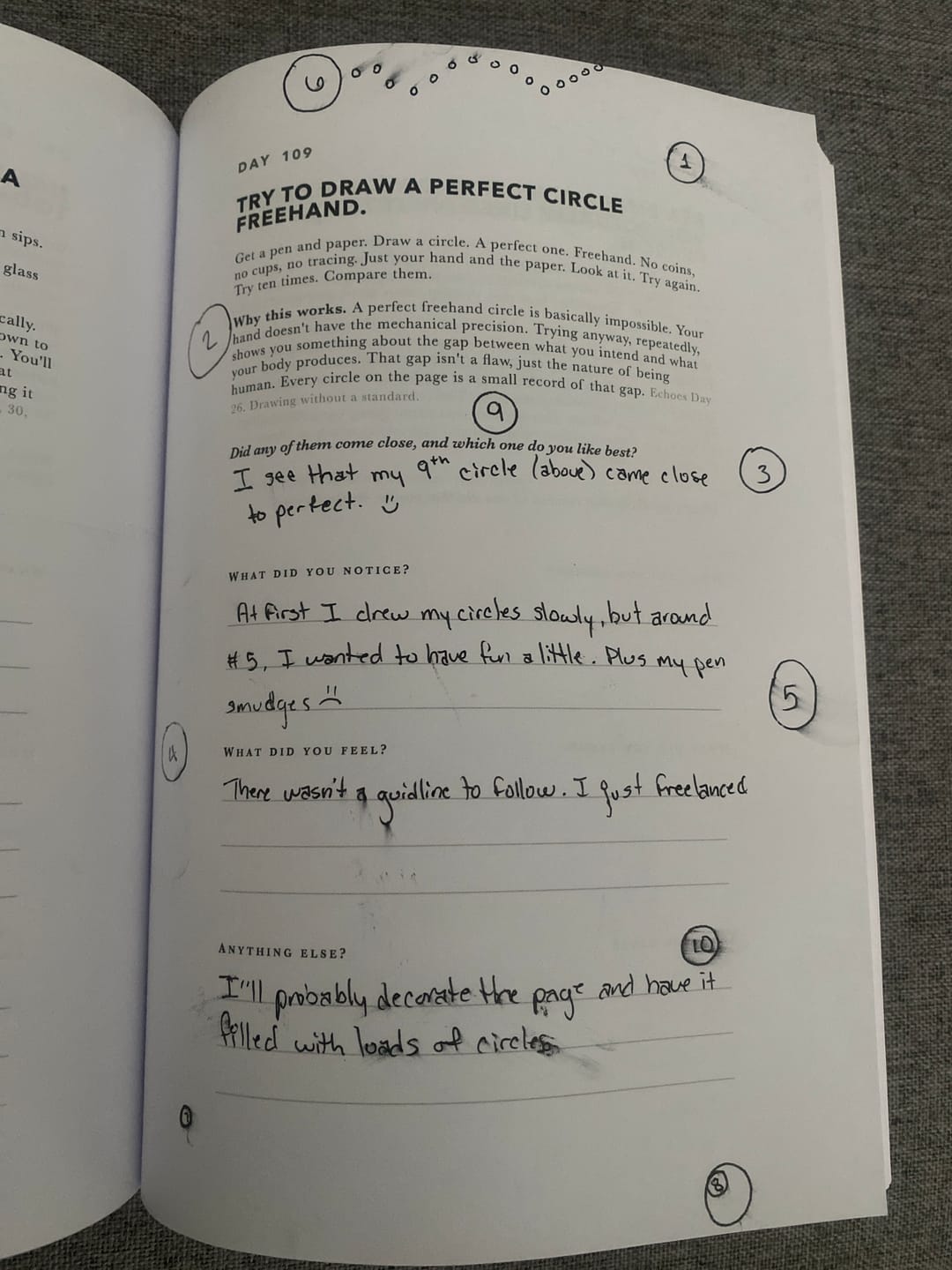 Customer photo review of 200 Things To Do Alone