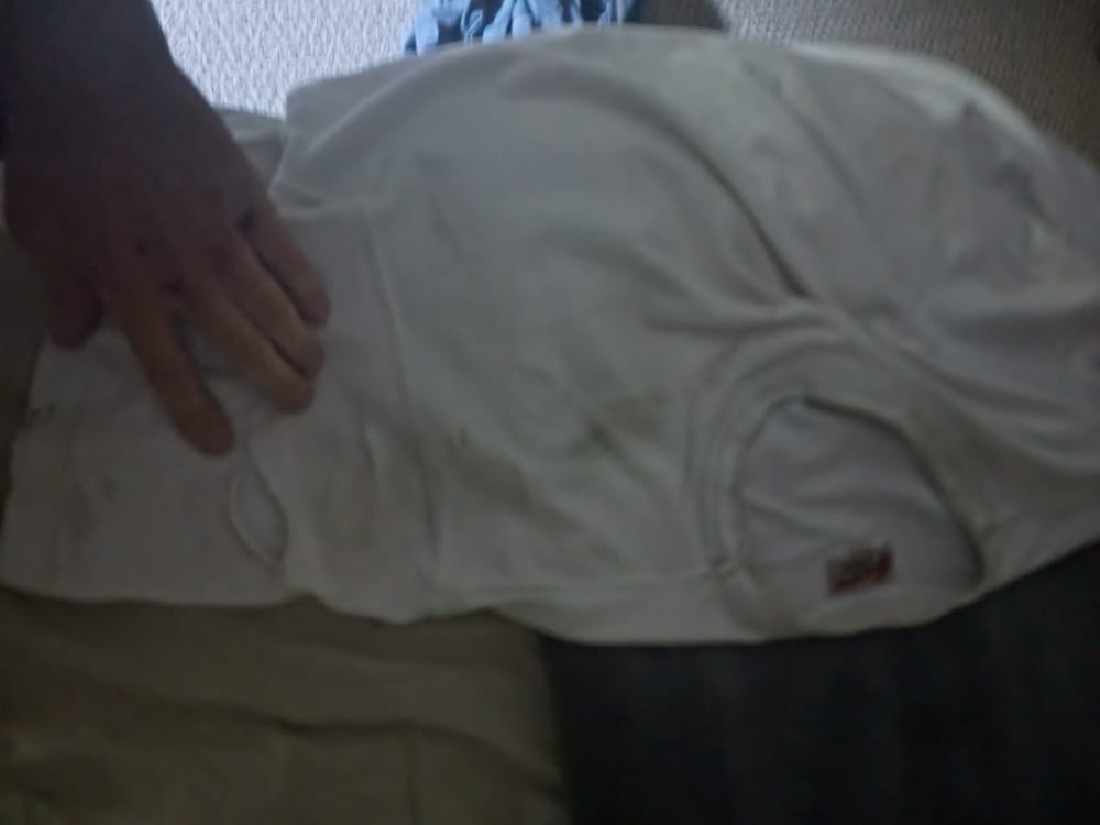 Customer photo review of Loopwheel Tubular Athletic T-Shirt - White