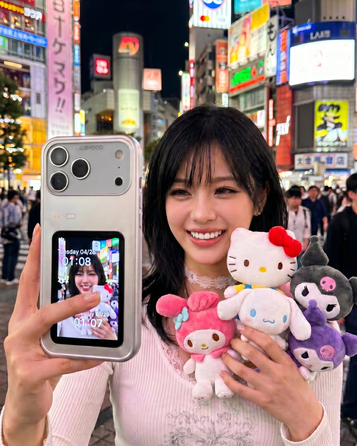 Customer photo review of Casemood AnyScreen | Revolutionary Dual Touchable Screen Smart Phone Case
