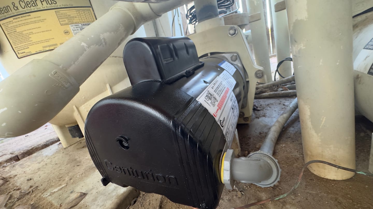 Customer photo review of Century 1.5HP, 56Y, 115/230V Pump Motor