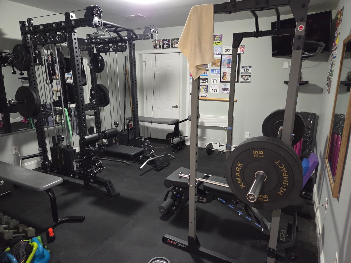 Customer photo review of HD1 Squat Rack Functional Trainer