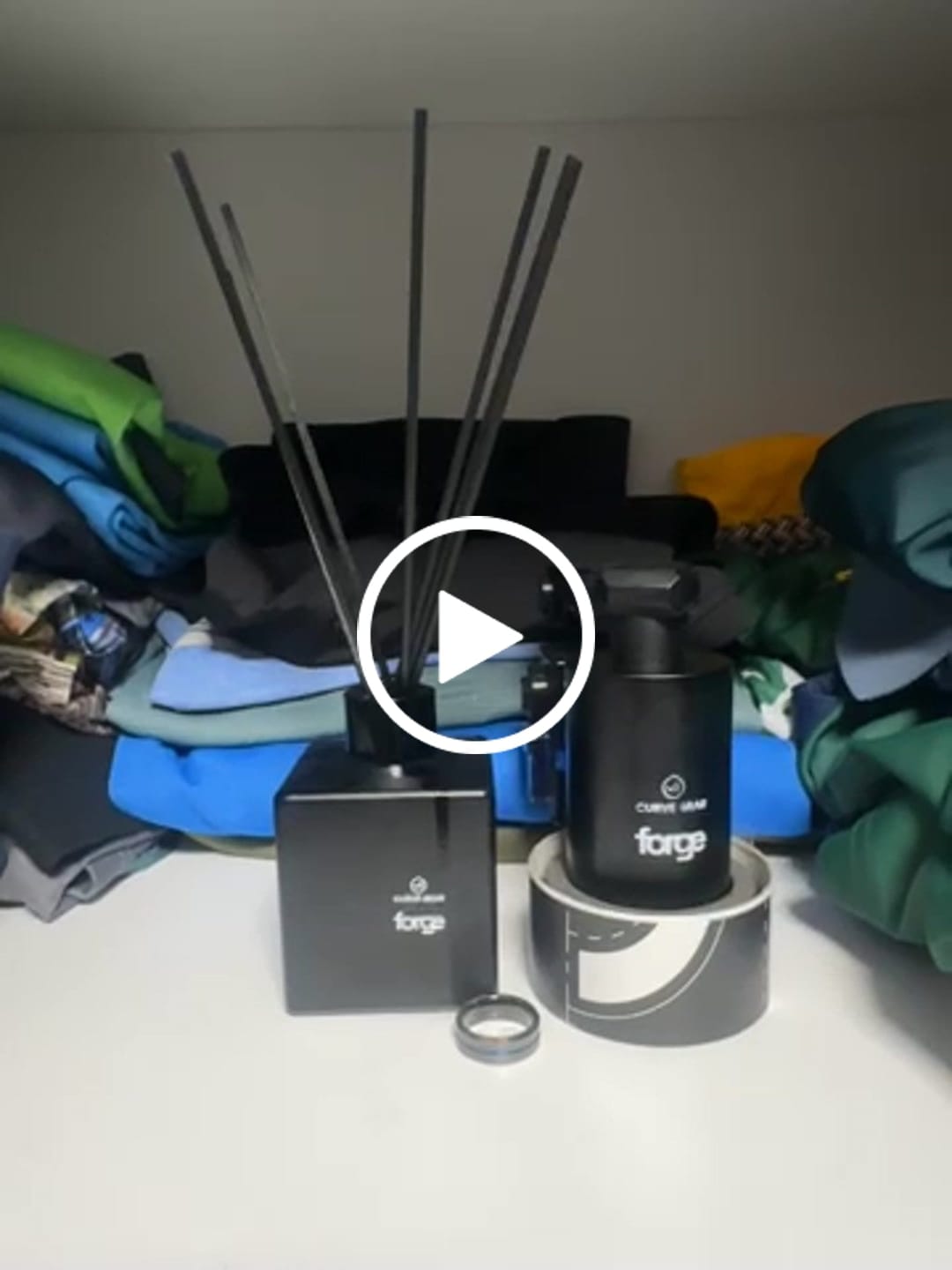 Customer video review of Curve Gear Forge Reed Diffuser 160ml