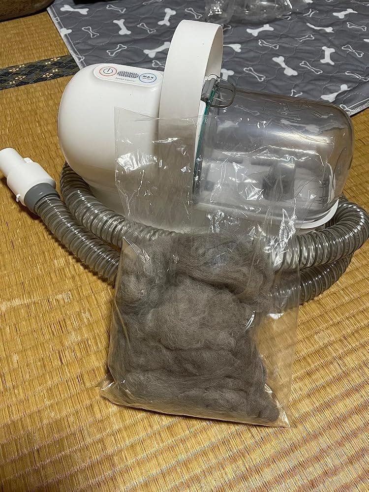 Customer photo review of Neakasa P1 Pro ペットグルーミングセット・バリカン掃除機