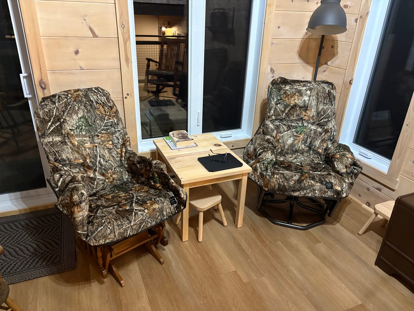 Customer photo review of The Chair Blanket