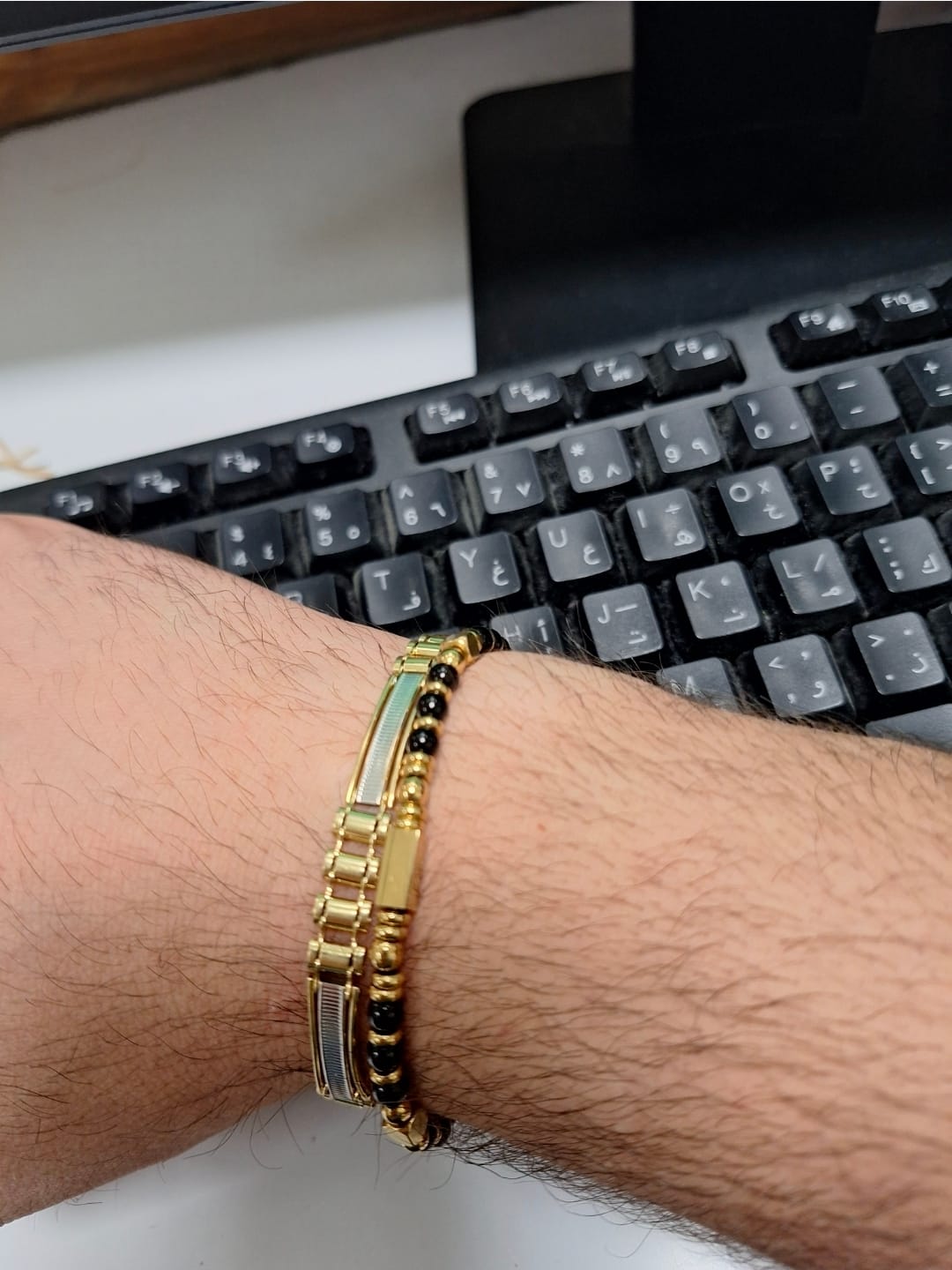Customer photo review of Black Onyx Bracelet