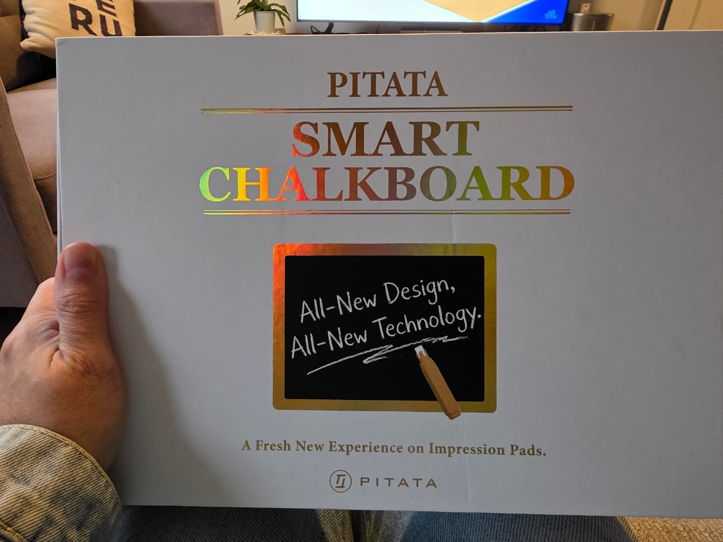Customer photo review of PITATA Smart Chalkboard