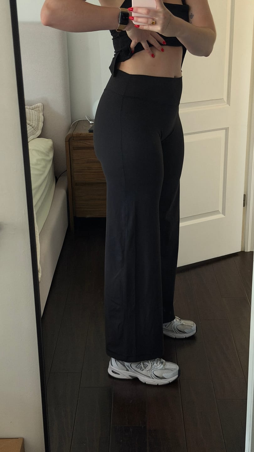 Customer photo review of Black Straight Leg Pant
