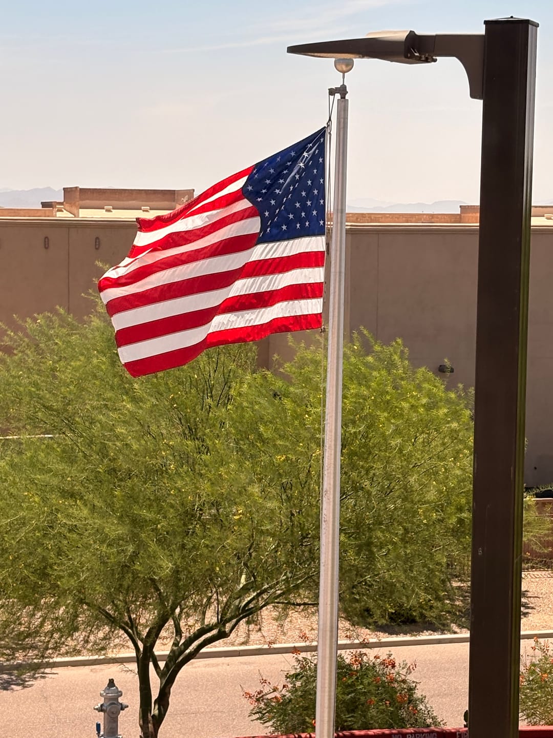 Customer photo review of 5' x 8' American Flag