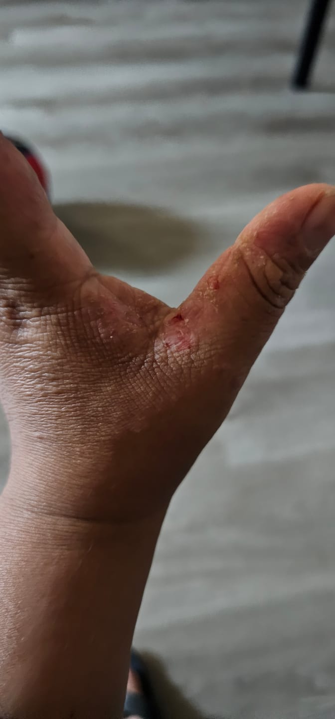 Customer photo review of Soaked Body Cream