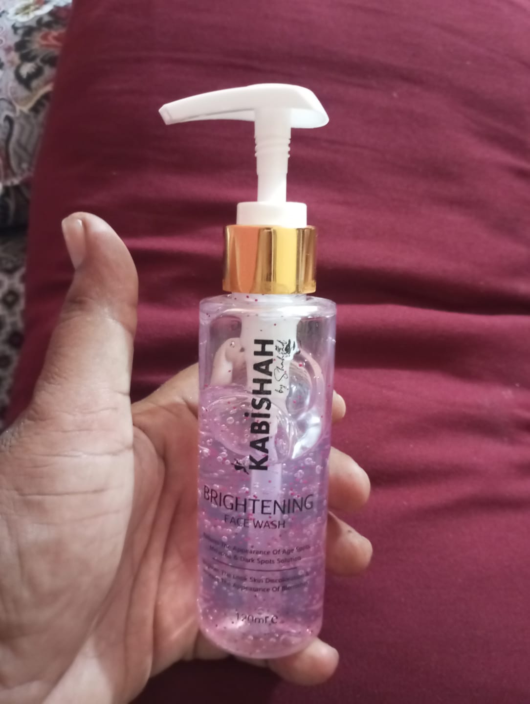 Customer photo review of Anti Acne Bundle