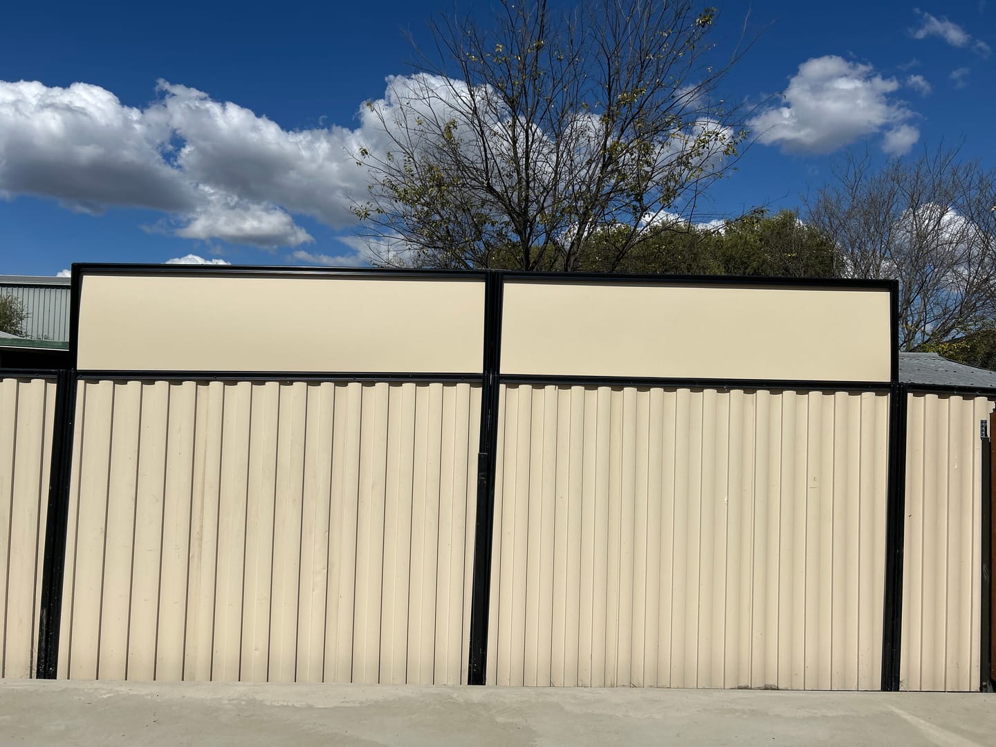 Customer photo review of Fence Extensions for Colorbond Fences