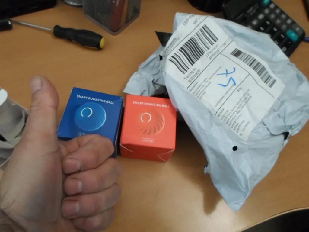 Customer photo review of Pelota Interactiva para Perros y Gatos – Movimiento Automático + Carga USB-C