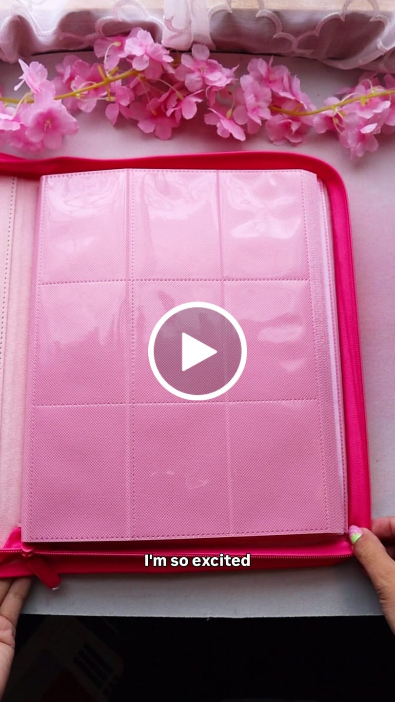 Customer video review of Pink Plaid 4/9/12-Pocket PU Binder