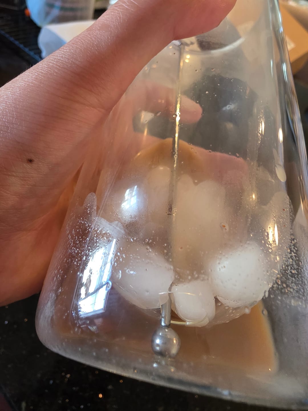 Customer photo review of FLUR Iced Coffee Glasses