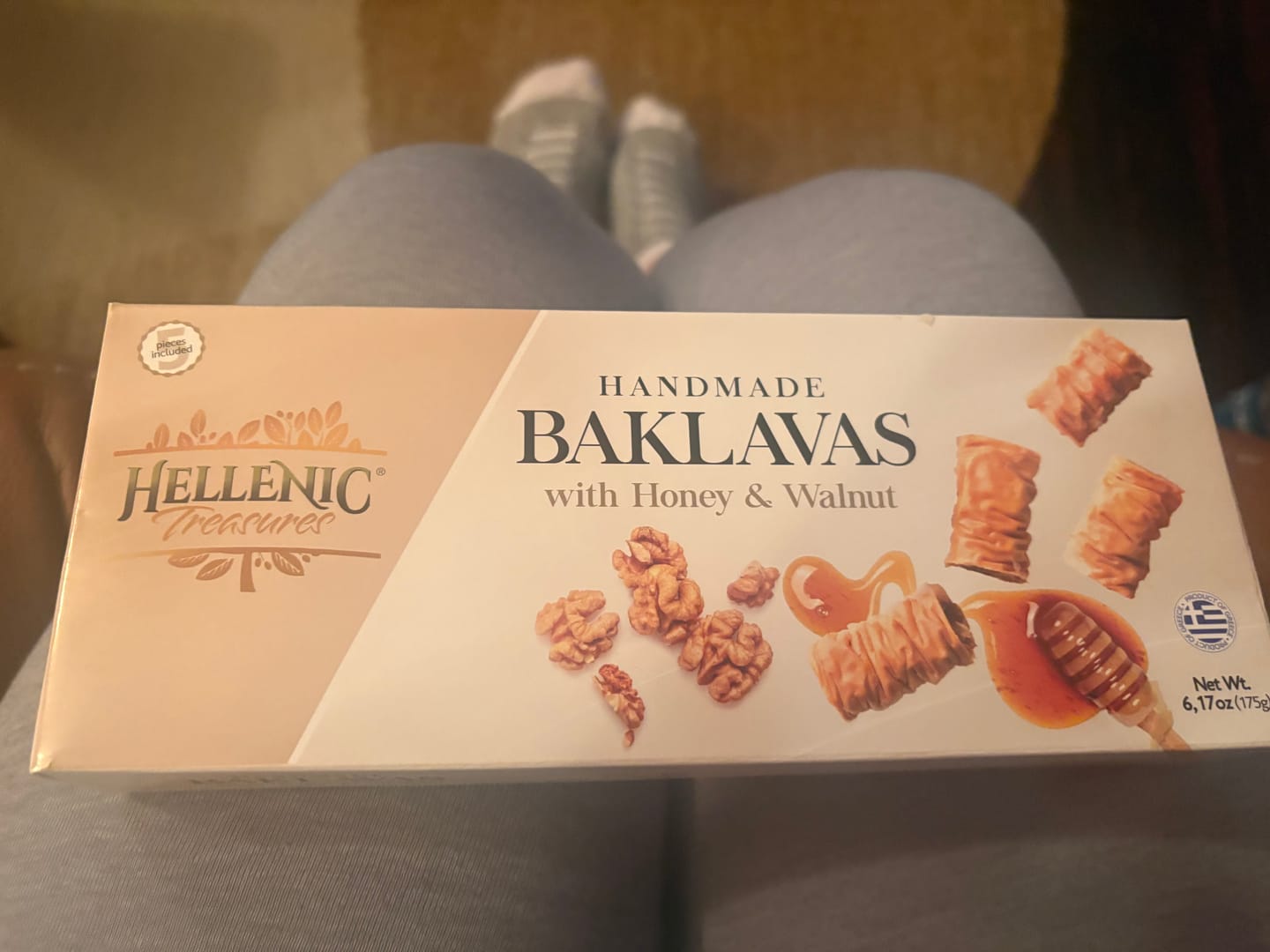 Customer photo review of Honey & Walnut Baklavas from Greece by Hellenic Treasures, 6.2 oz (175 g)