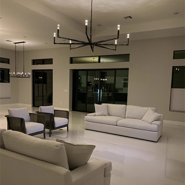 Customer photo review of Thaddous Round Chandelier