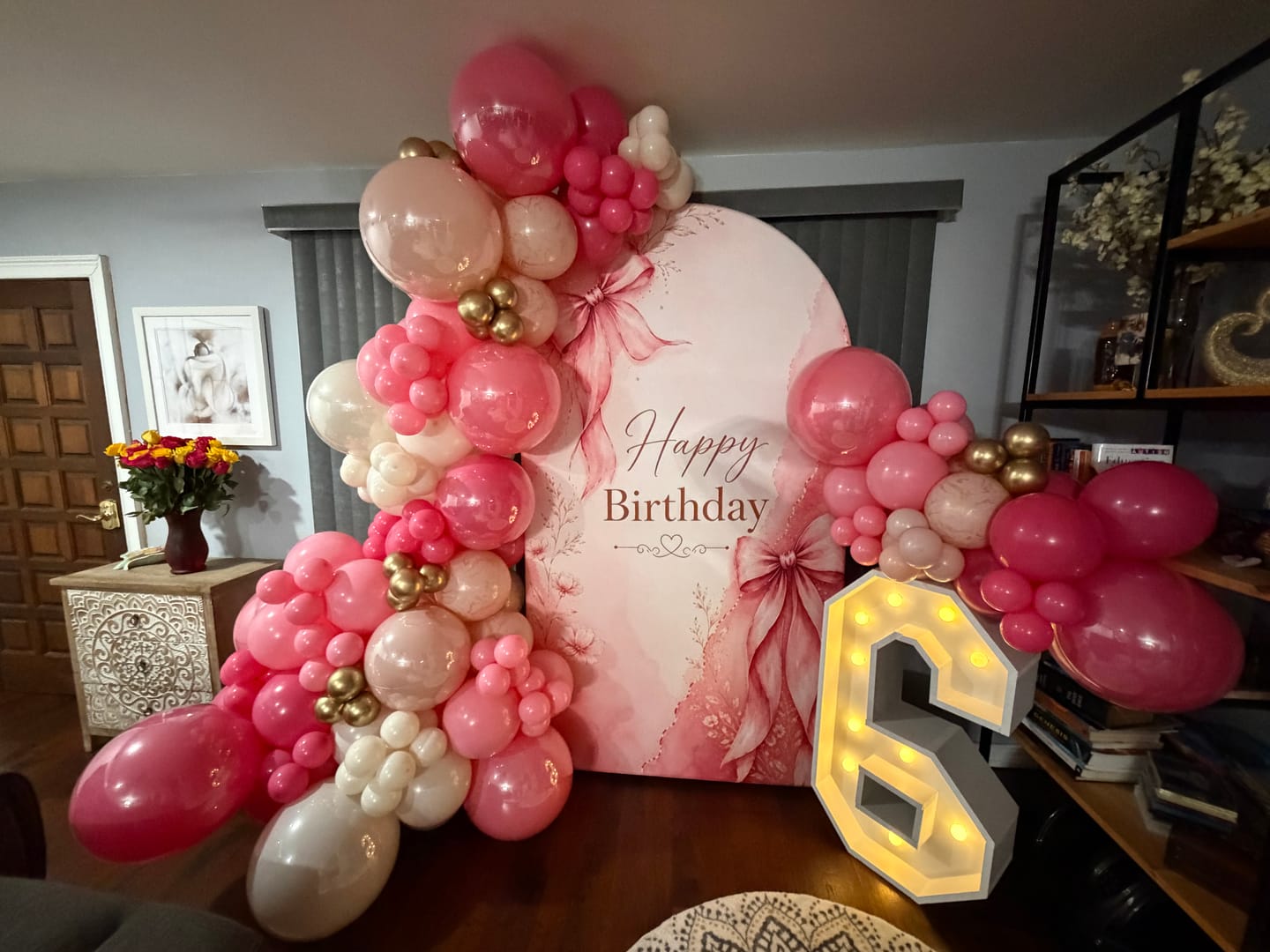 Customer photo review of Custom Arch Backdrop Wall Cloth Cover For  Birthday Baby Shower Bridal Anniversary  Party