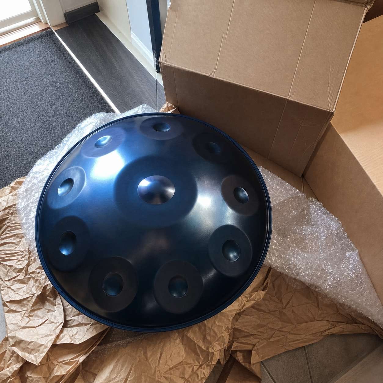Customer photo review of Handpan Kurd D-Moll 9–12 Noten – Edelstahl