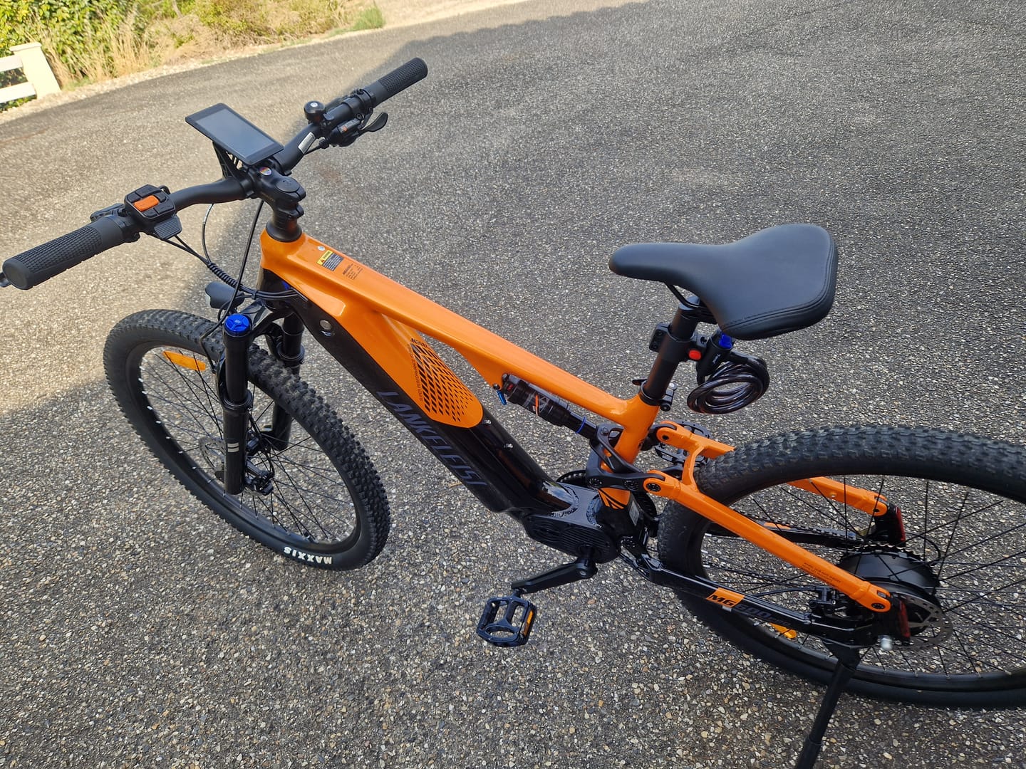Customer photo review of Lankeleisi MG600 Pro 250W 29" Trails E-Mountain Bike 960Wh Full Suspension EMTB with Switchable Sensor 48V 20Ah Battery