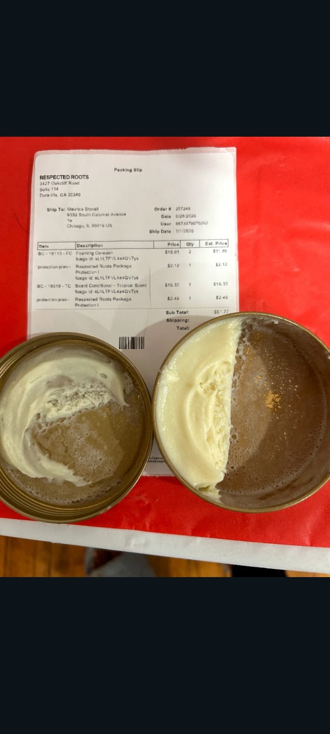 Customer photo review of Beard Conditioner - Tropical Scent