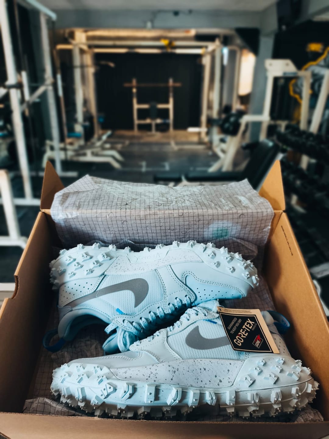 Customer photo review of Air Jordan 1 Low A/T Glacier Blue