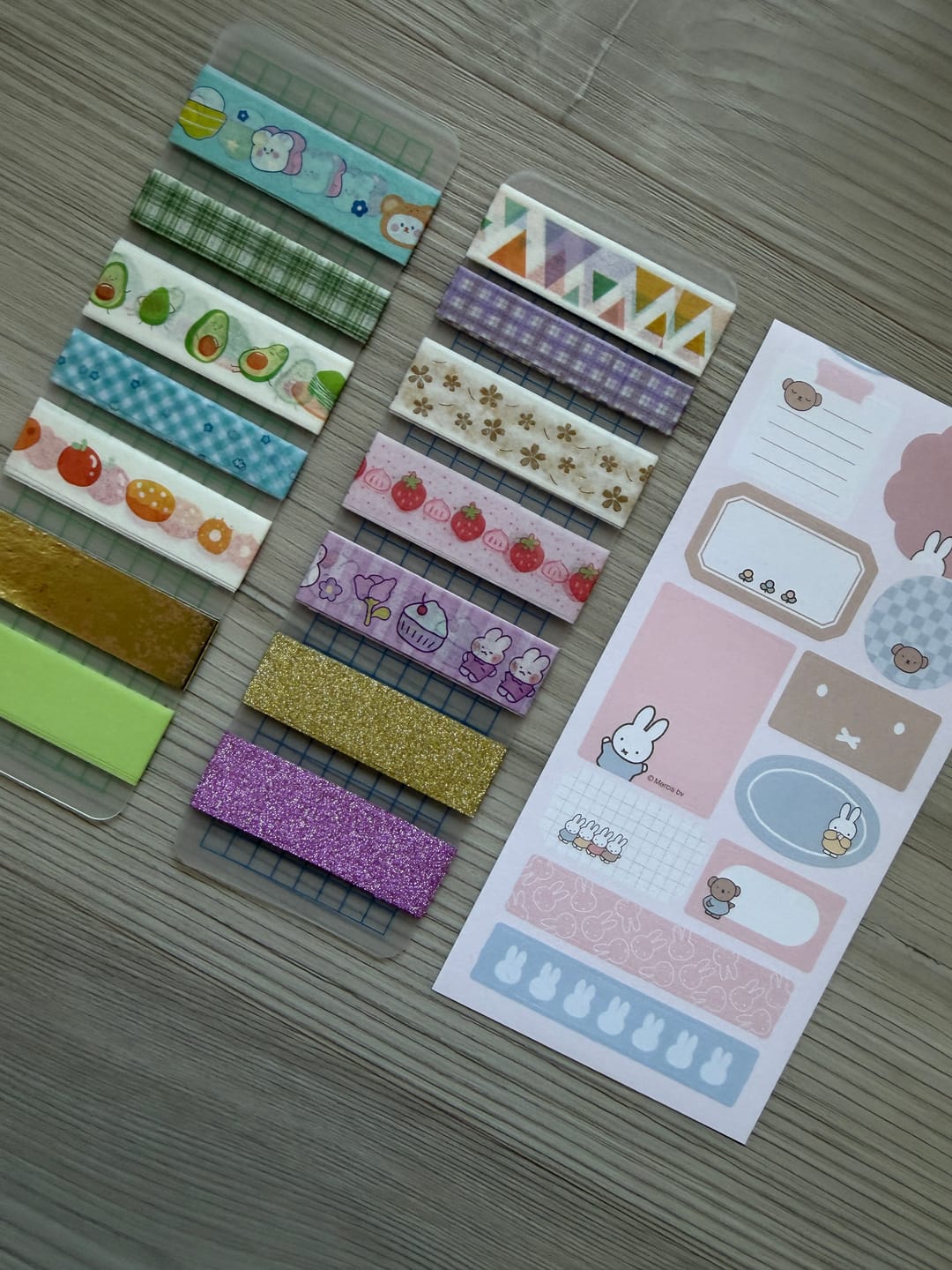 Customer photo review of Korean Washi & Sticker Blind Box