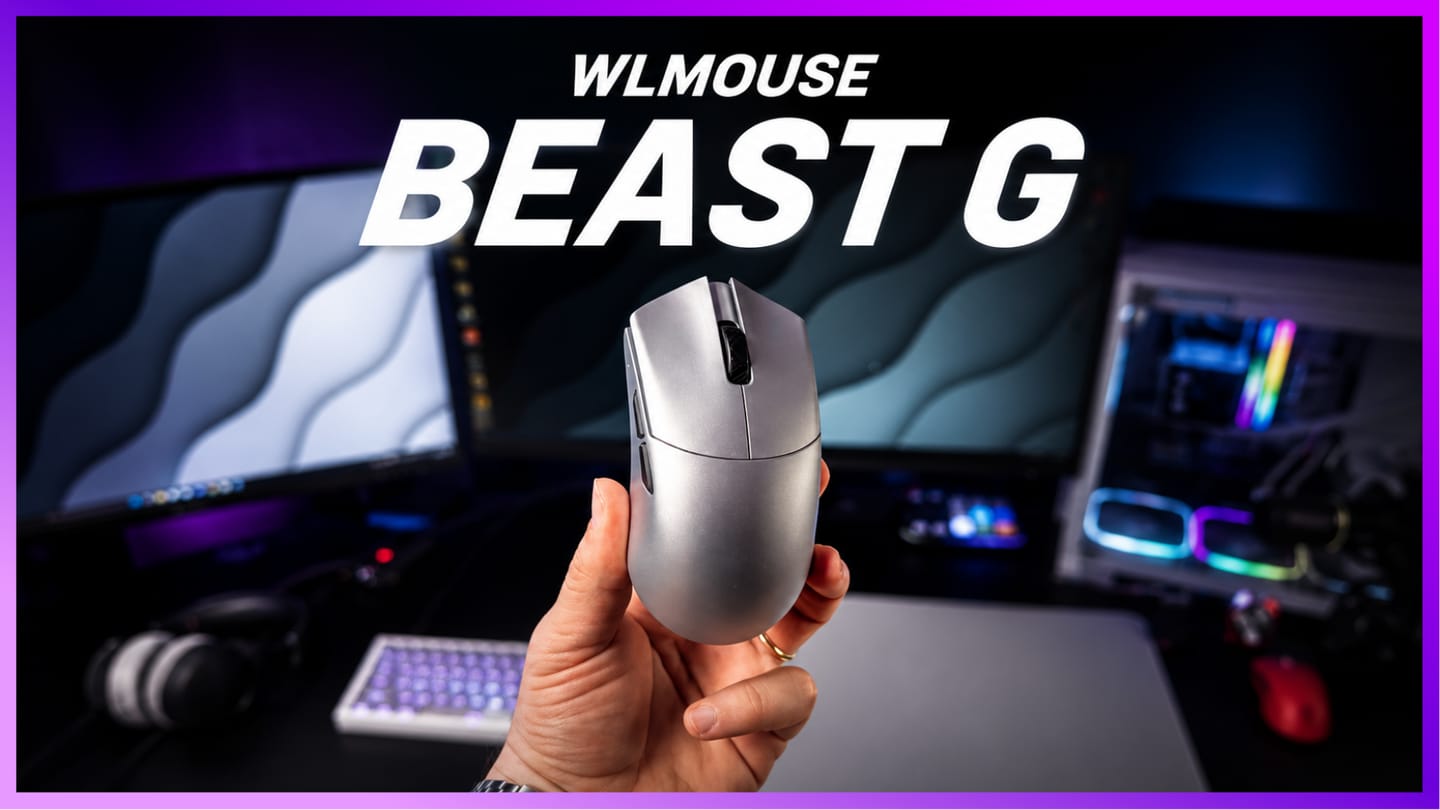 Customer photo review of WLMouse Beast G Medium Wireless Mouse