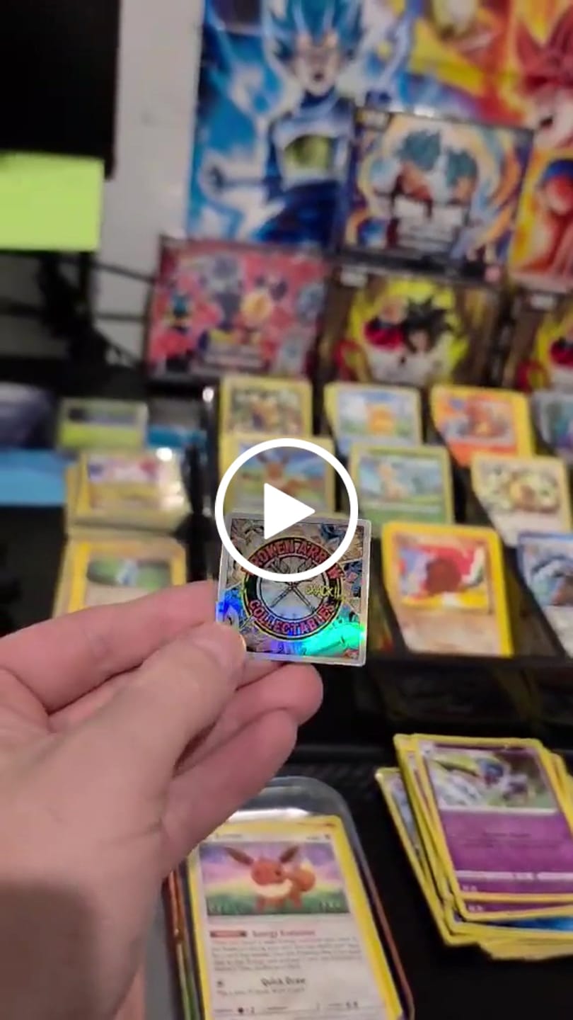 Customer video review of Custom Square Stickers - Holographic