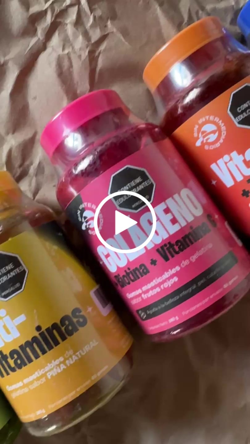Customer video review of Gomas con Colageno + Biotina + Vitamina C