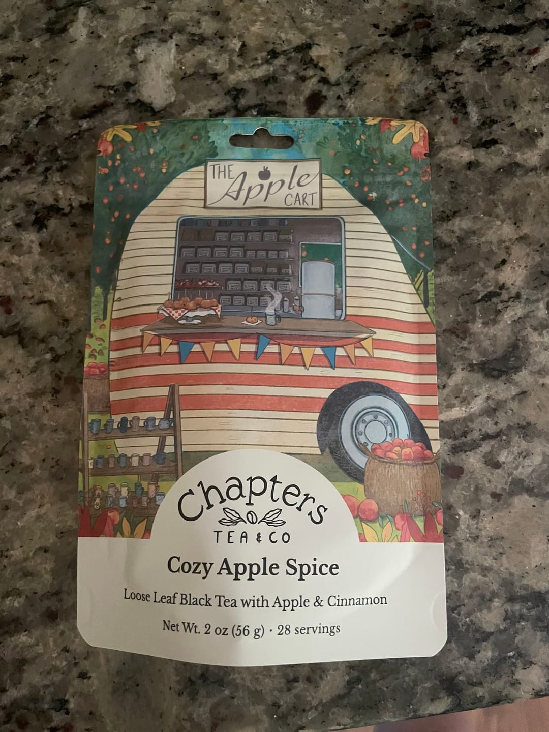Customer photo review of Cozy Apple Spice (Baked Apple Cinnamon Black Tea) 2oz