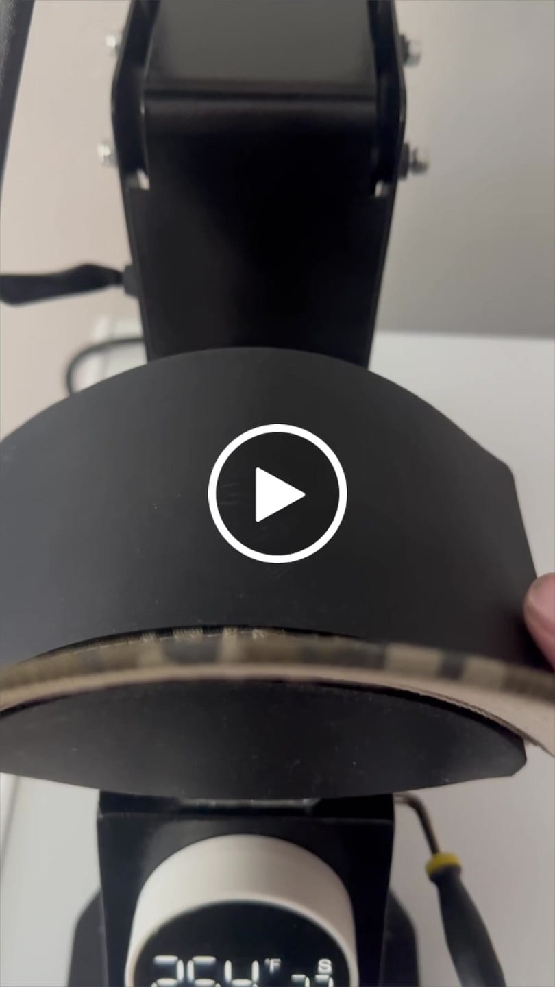 Customer video review of DuoForge Automatic Dual-Heat platen Cap Heat Press