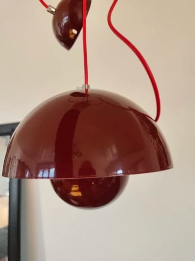 Customer photo review of Danish Mushroom Pendant Light | Modern Design