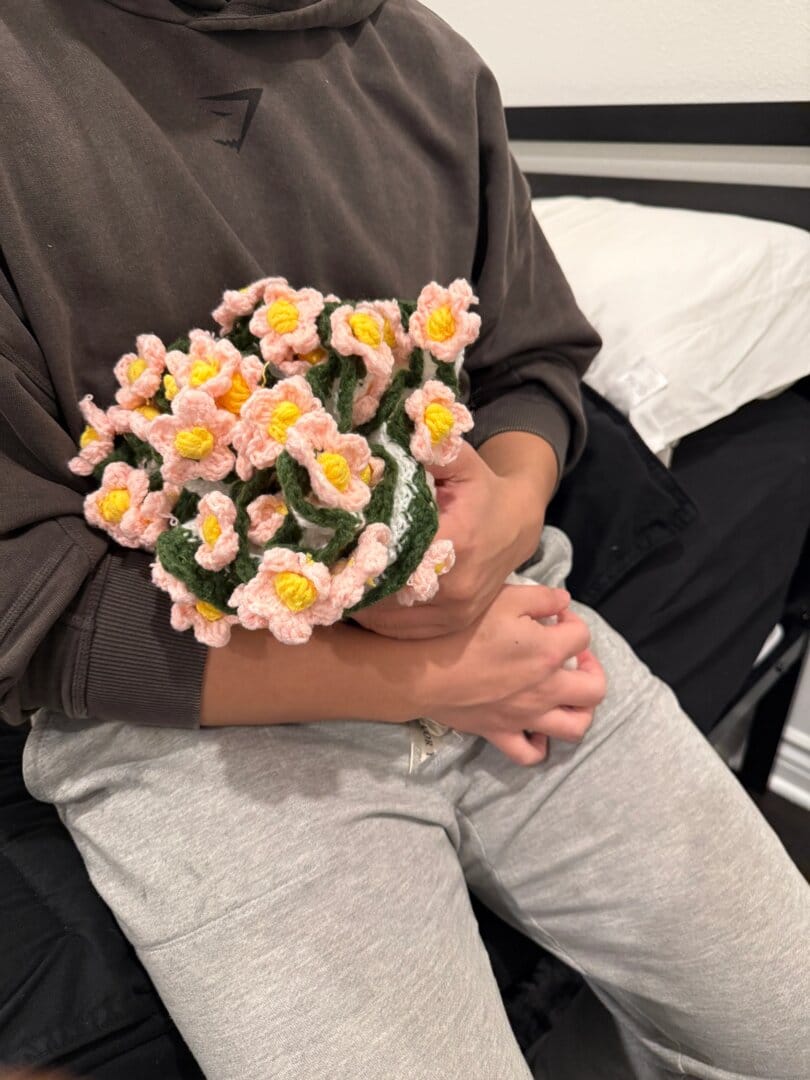Customer photo review of Bloomie Bouquet Blanket