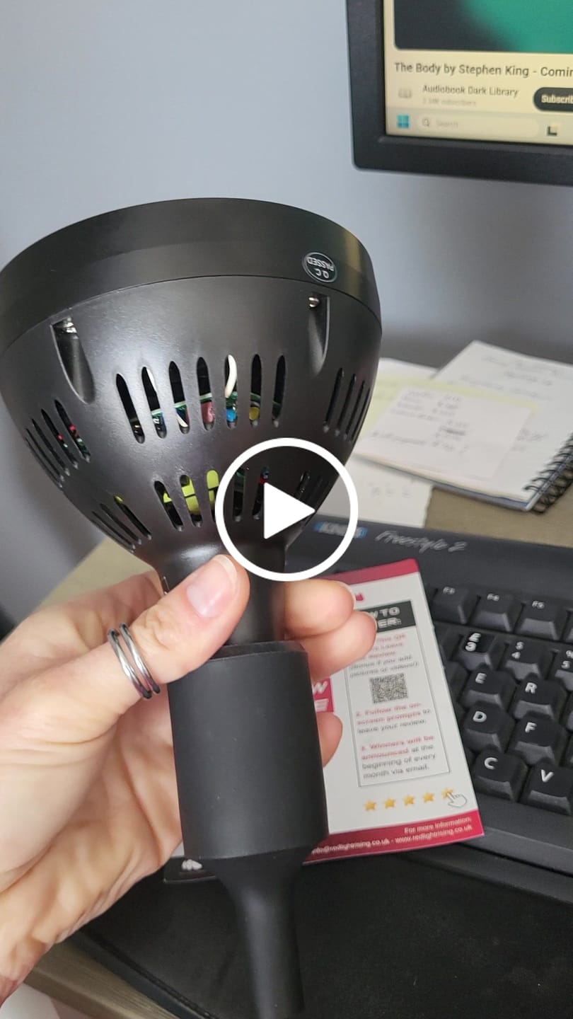 Customer video review of Red Light Rising Target Light 2.0 Handheld Red Light Therapy Device