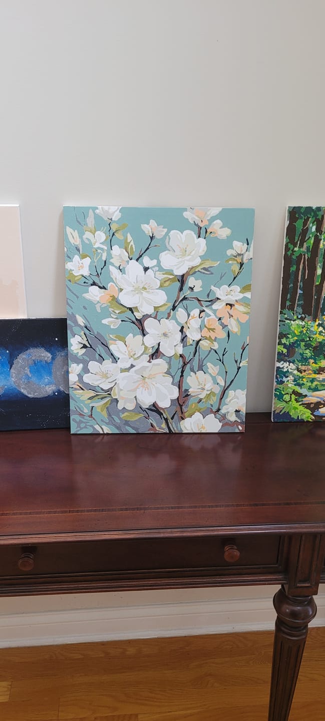 Customer photo review of Spring Blossom Tapestry