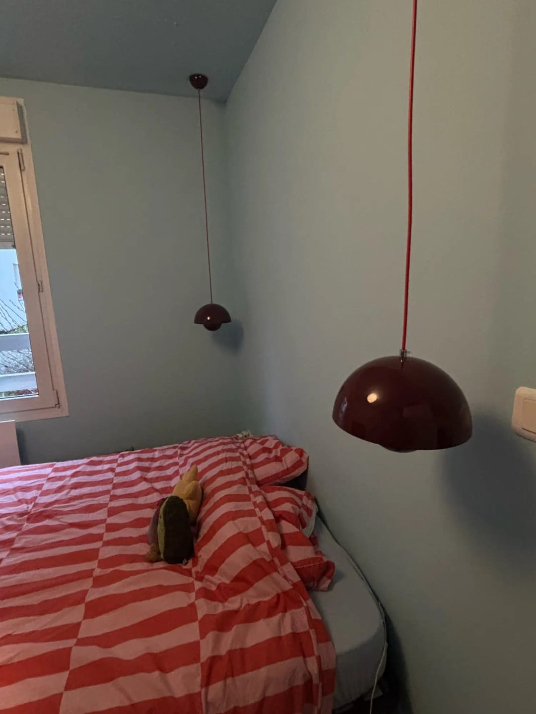 Customer photo review of Danish Mushroom Pendant Light | Modern Design