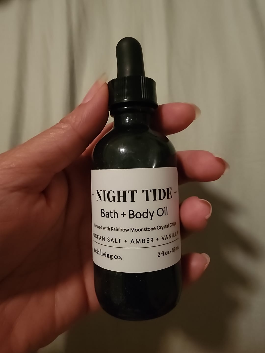 Customer photo review of Limited Edition Night Tide Body Oil