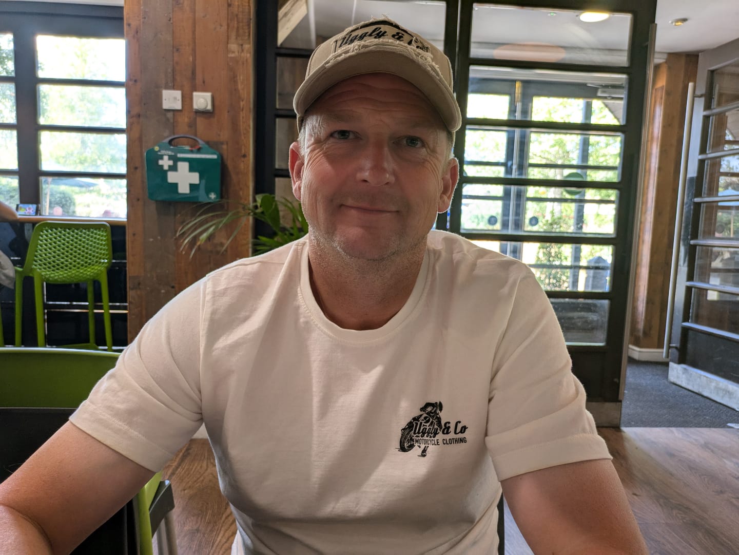 Customer photo review of Green Keep it Lit' Tee