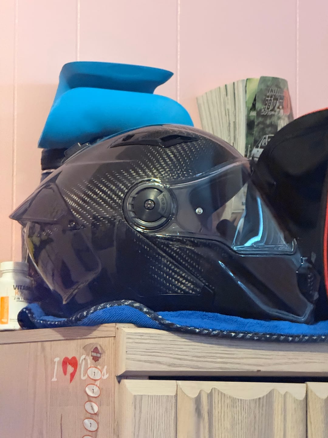 Customer photo review of D.O.T. & ECE Daytona C6 PRO- Grey Carbon Fiber