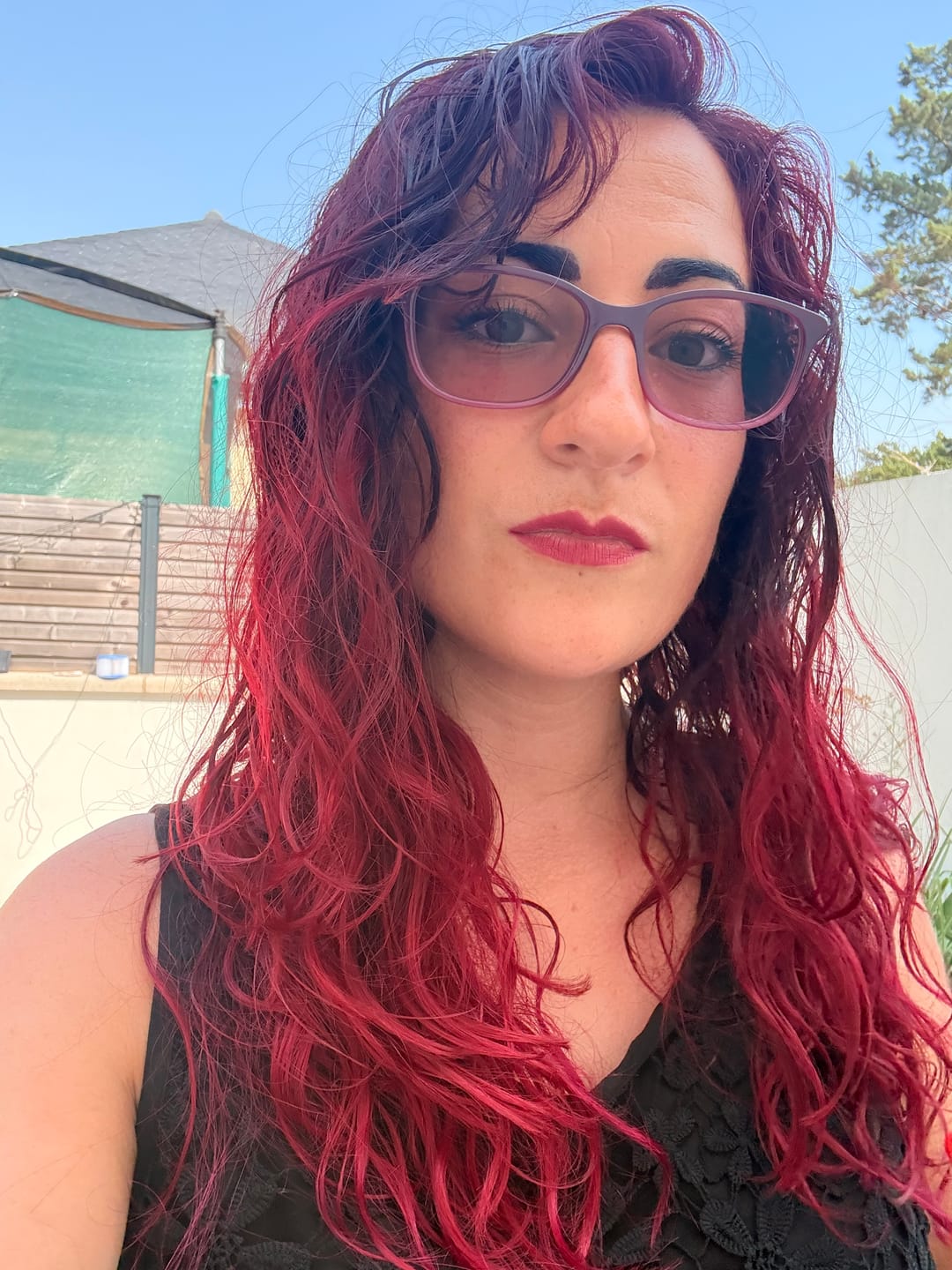 Customer photo review of Mattie Fire - Vegan Semi-Permanent Direct Dye Hair Color Cream 210 ml