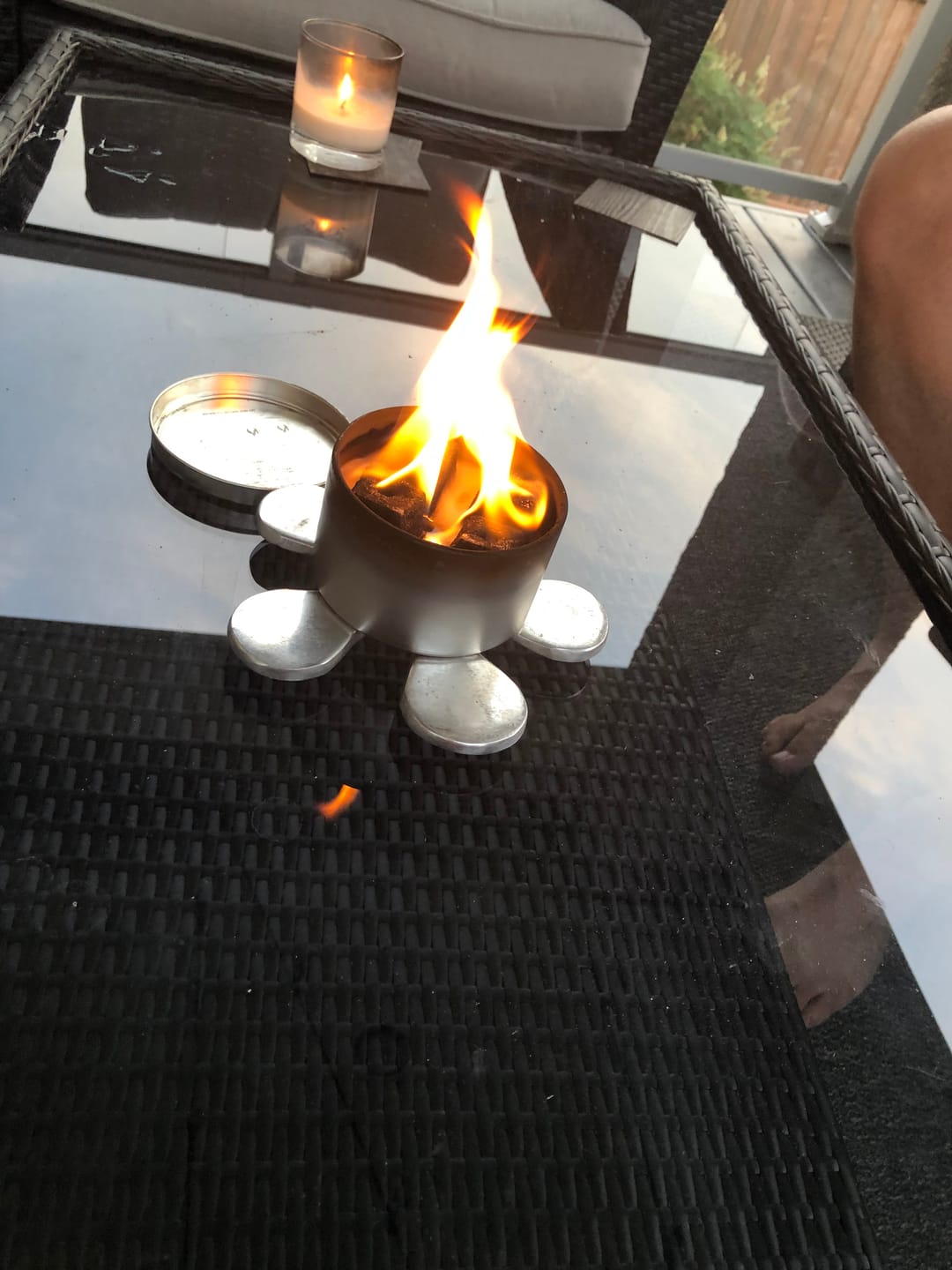 Customer photo review of City Bonfire (Portable Fire Pit)