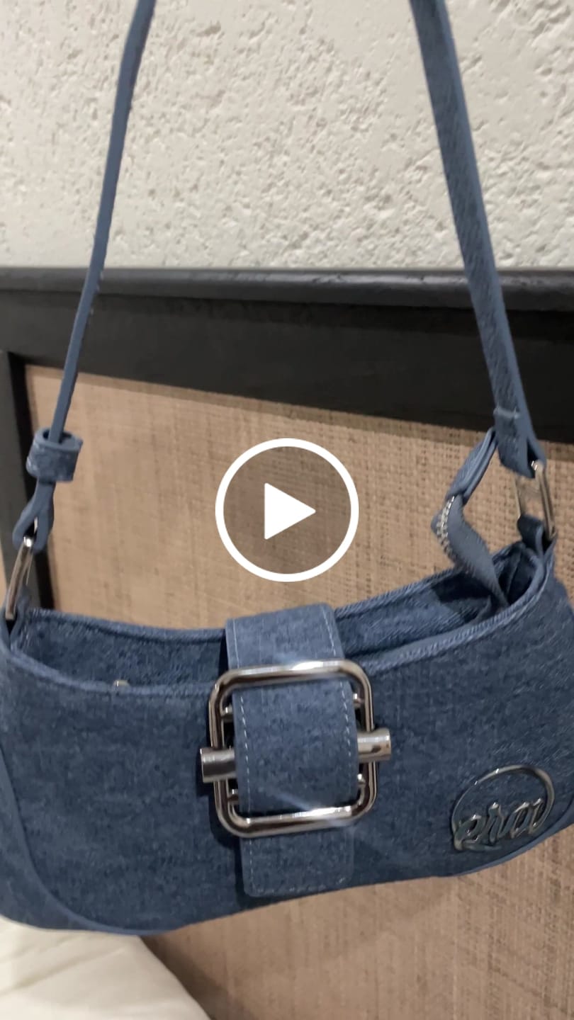 Customer video review of Denim Lily Shoulder Bag