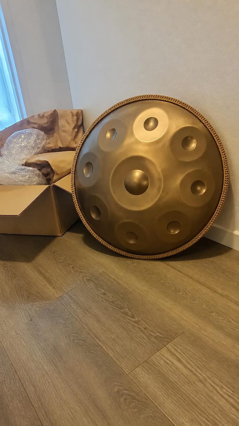Customer photo review of Handpan D-Moll 9 Noten – Edelstahl, handgestimmt