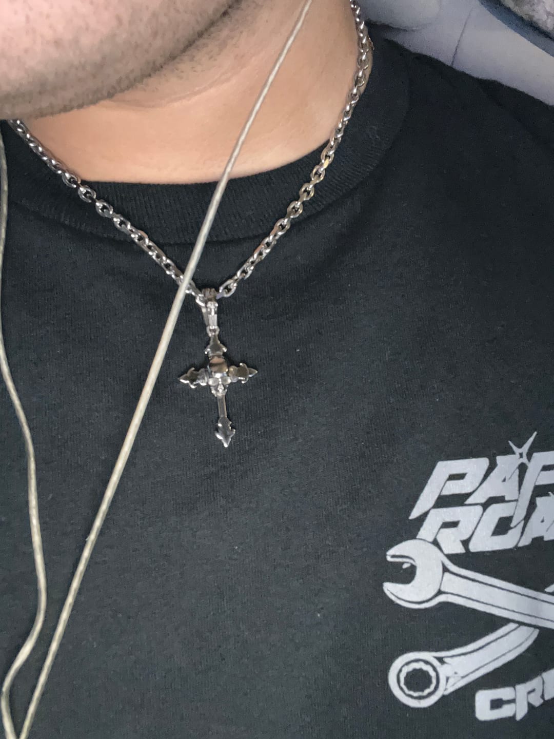 Customer photo review of DOWN YOUR THROAT PENDANT