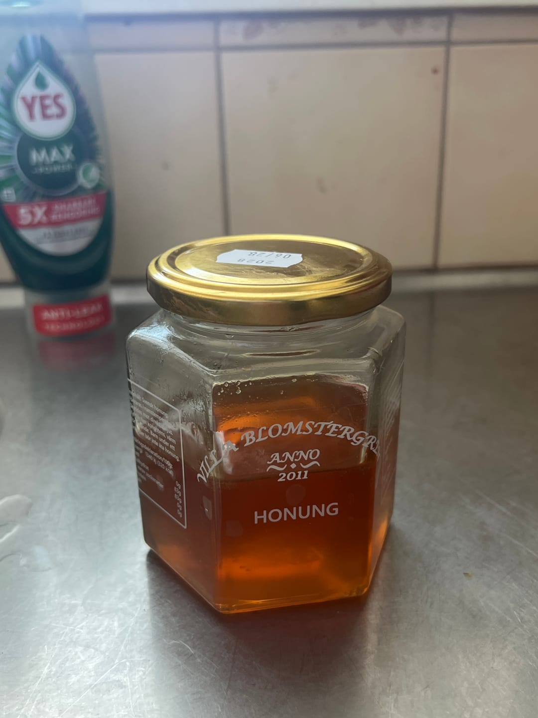 Customer photo review of Flytande honung 500 g – Svensk honung direkt från biodlare